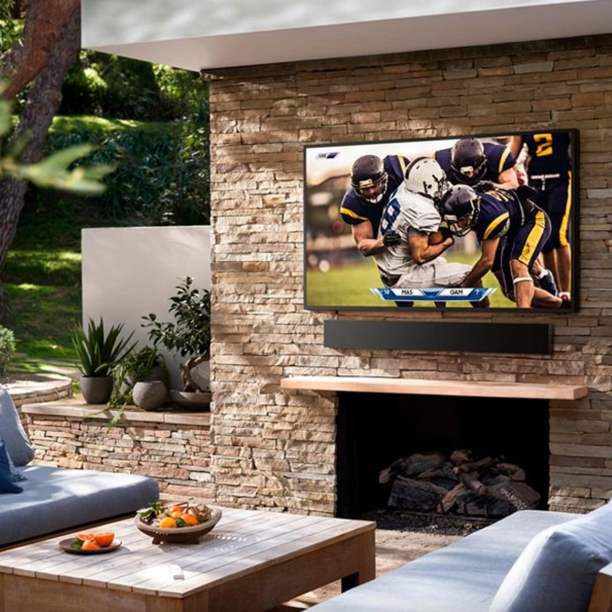 65" The Terrace Partial Sun Outdoor QLED 4K TV